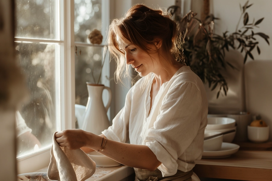 After enlightenment, do the dishes